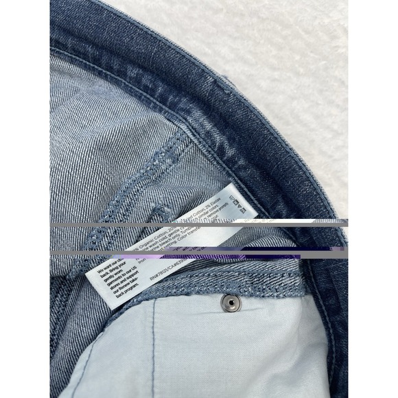 Eileen Fisher Lantern Jeans Women's Large Organic Cotton Ankle Denim Stretch M - Picture 8 of 9